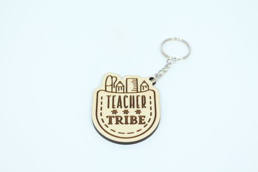 Teacher Tribe Keychain