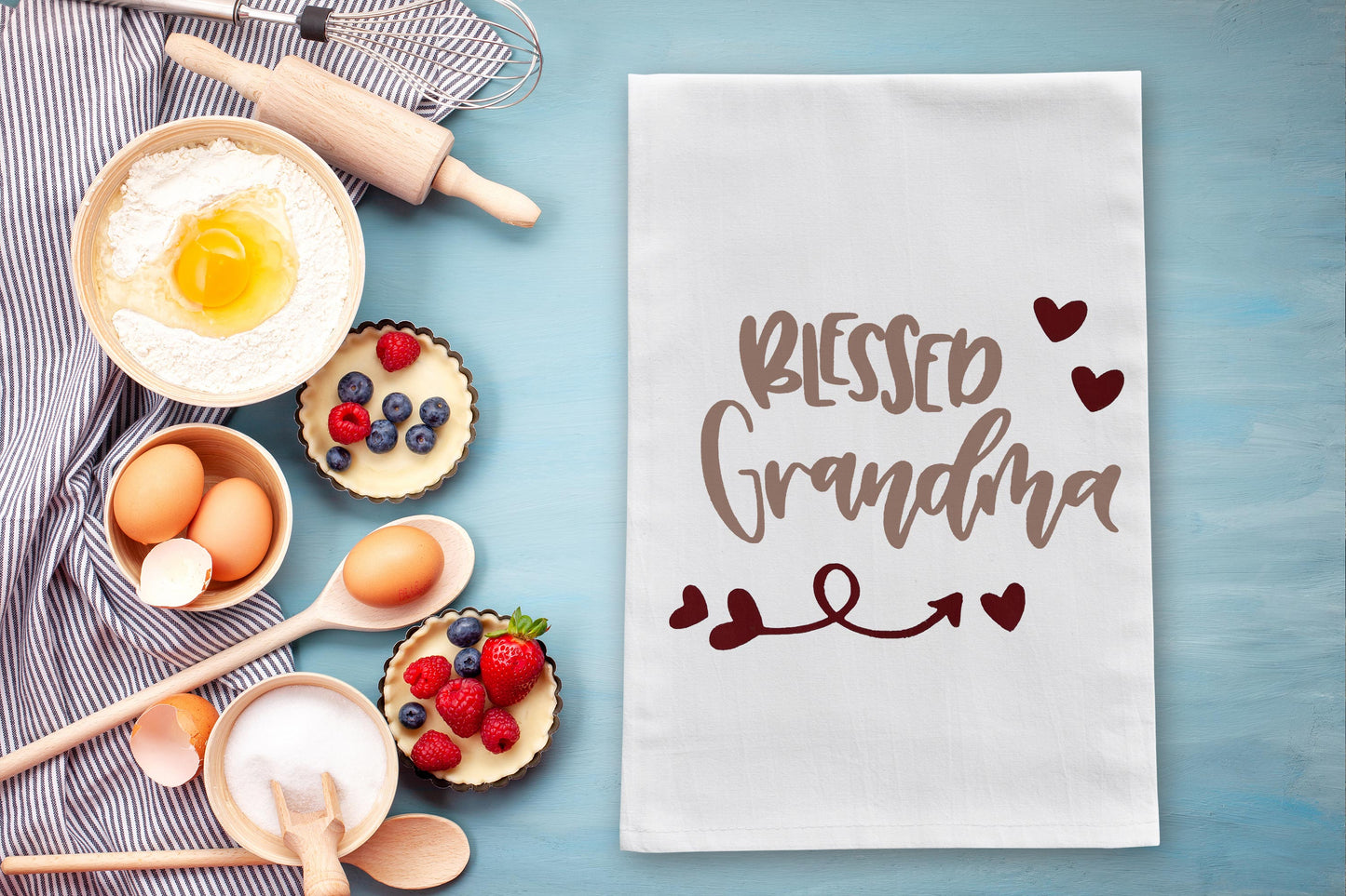 Blessed Grandma Dish Towel