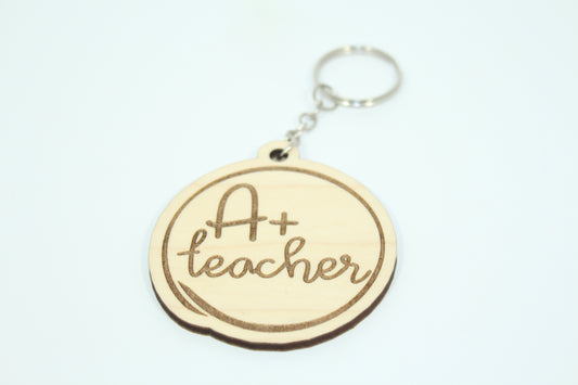 A+ Teacher Keychain