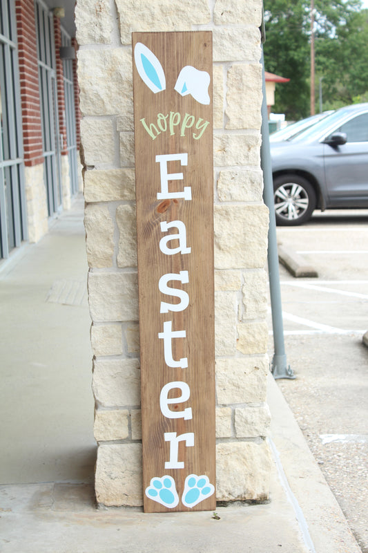 Hoppy Easter Porch Sign