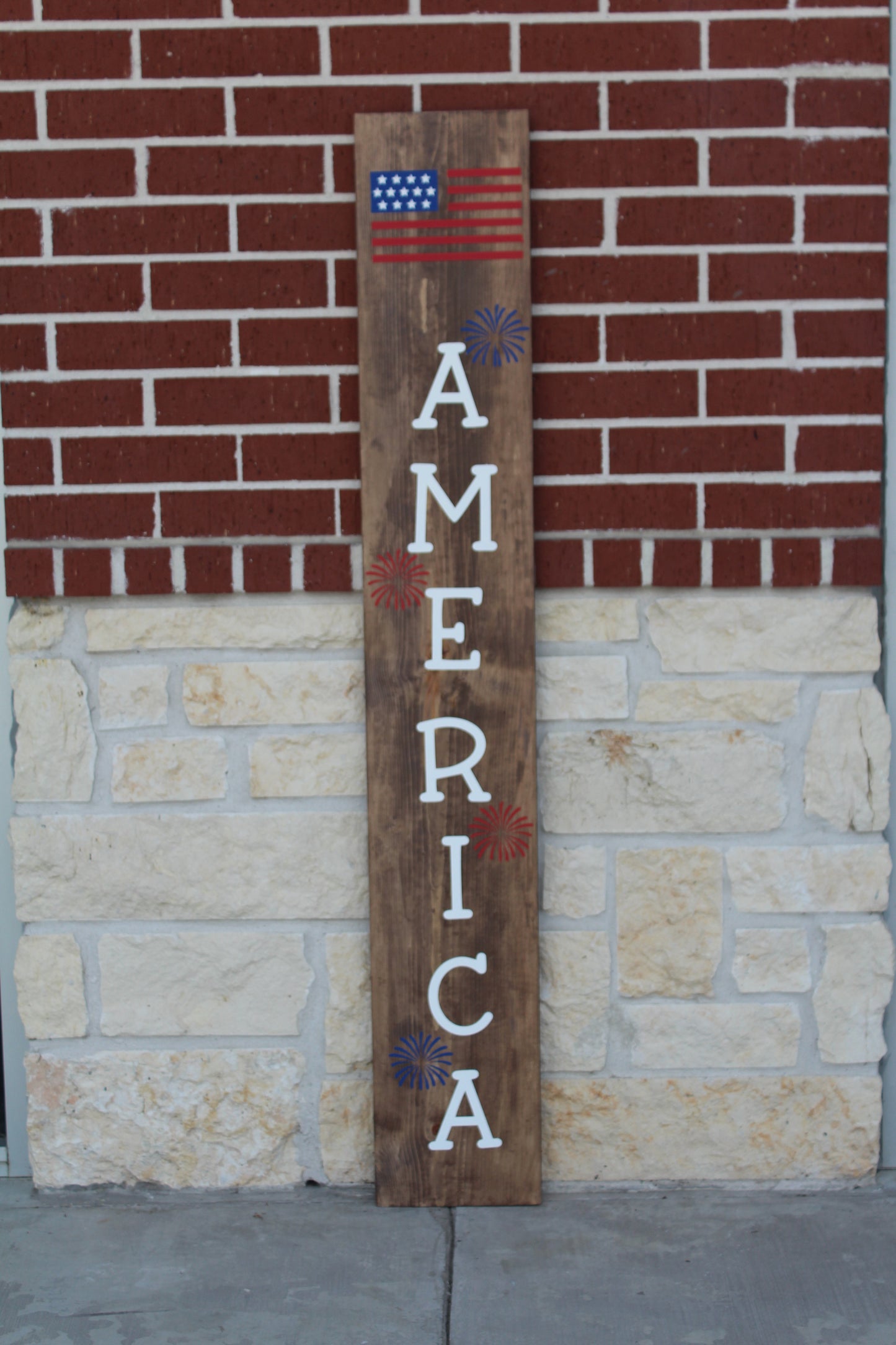 America Porch Sign