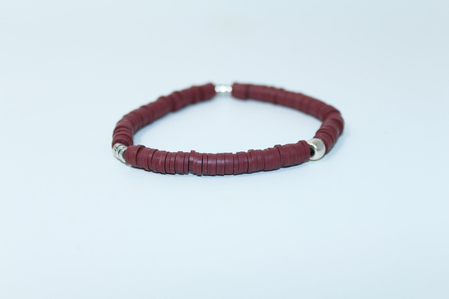 Maroon Polymer Bracelet