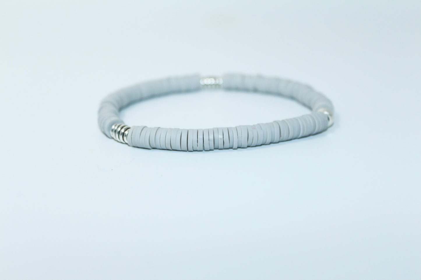 Gray Polymer Bracelet
