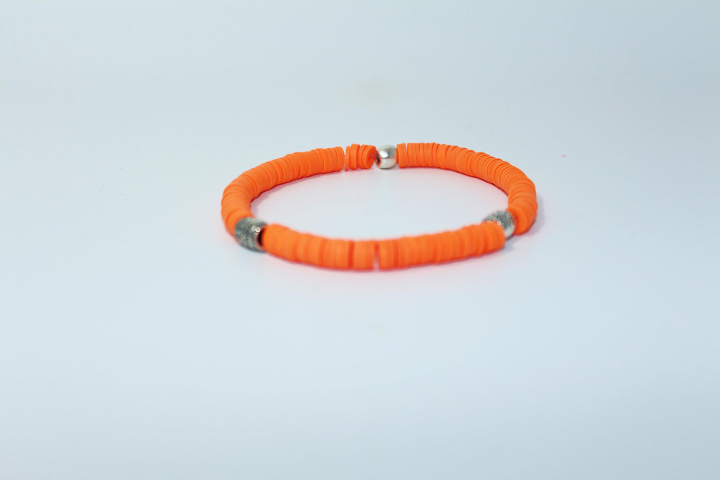 Orange Polymer Bracelet