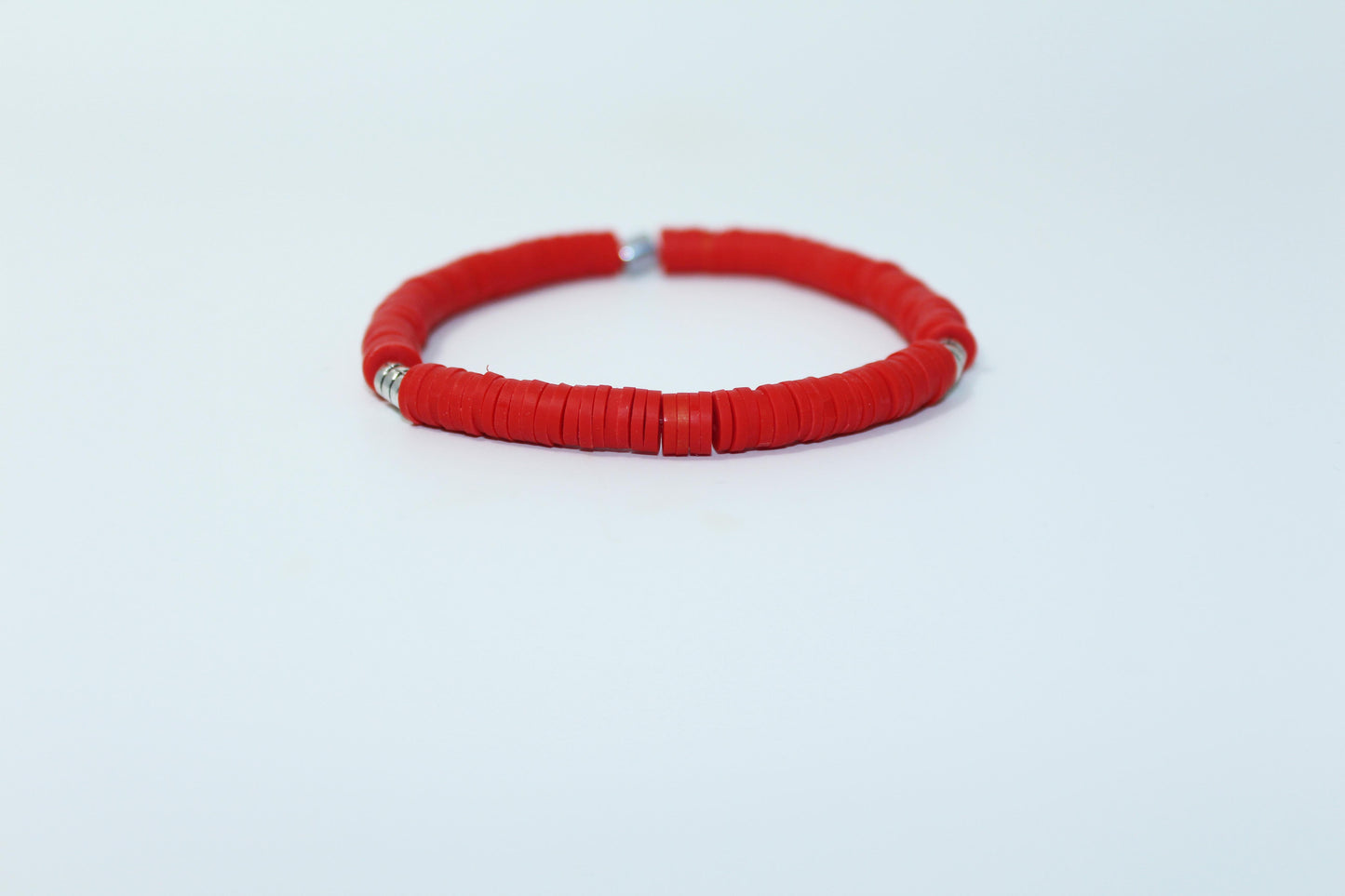 Red Polymer Bracelet