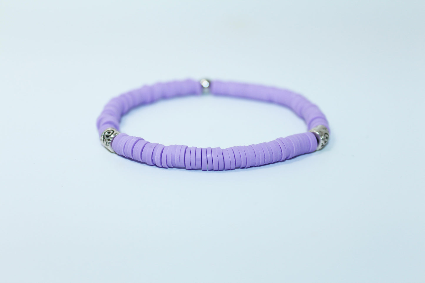 Lilac Polymer Bracelet