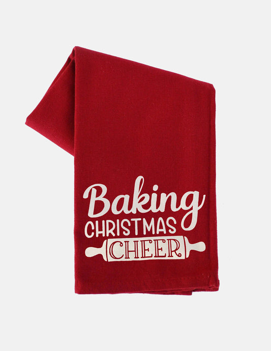 Baking Christmas Cheer Dish Towel