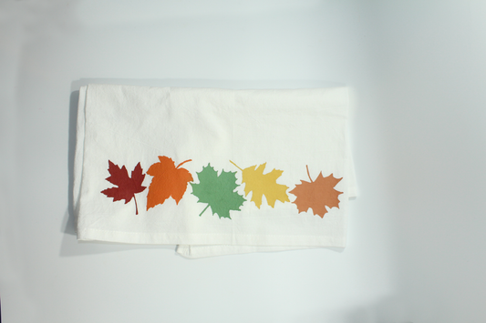 Fall Leaves Dish Towel