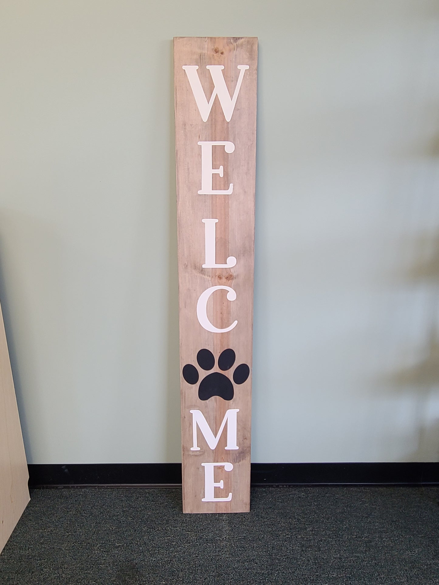 Paws Welcome Porch Sign